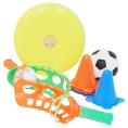 Набор спортивных игр "My First Creative", 9 предметов тарелка, пластиковый мячик, 2 ловушки инфо 6519o.
